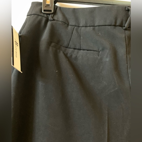 Women’s AB Studio Cropped Wide Legged Black Dress Pants Trousers Sz 10 NWT - Picture 6 of 9